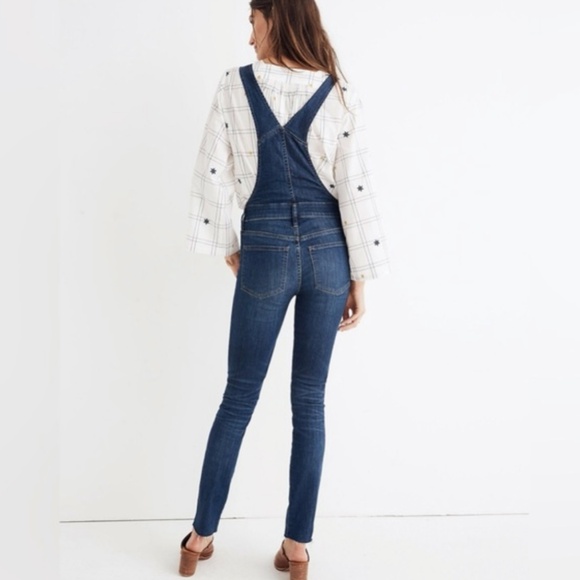 Madewell Skinny Overalls: Eco Edition in Elmdale Wash NWT Size Small - Picture 2 of 10